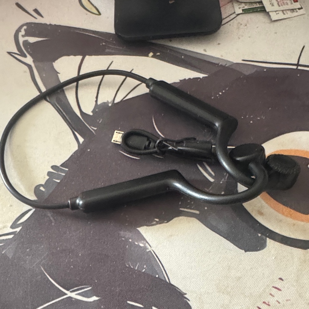 Black Wireless Earphones